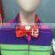 WD-1543 promotional bow tie with custom imprint for sales promotion