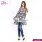 Black And White Latest Design Plain Chiffon Brand Classy Dress
