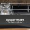 Double colored Absolut Vodka Bar Caddy Napkin Holder