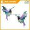 colorful sequined bird patch sweater decoration applique vintage embroidered birds