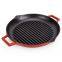 cast iron cookware /Enamel Cast Iron Round Non-stick Grill Griddle Cooking Pan