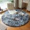 Household modern bedroom soft sheepskin shaggy round rug