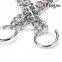 Double row chain collar chrome pet supplies dog collar