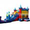 pvc tarpaulin high quality newly inflatable air jumping castle with slide and pool