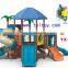 Kids Outdoor Playground Plastic Slide Funny Playground Slide Combination