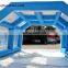 Cheap 0.55mm PVC Inflatable Car Wash Parking Carport Covers Mobile Spray Paint Booth Tents Inflatable Car Garage Tent
