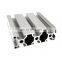 Extruding Aluminum Alloy Channel Profile Sections Rail en Aluminium