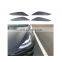 Carbon fiber headlight eyebrows eyelids cover for tesla model 3 accessory body kits