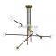 Modern Chandeliers Lamp Heads Black Iron Pendant Light House Hanging Lamp