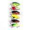 4.4cm 3.8g 6colorsPlastic Mini bionic bait with Treble Hooks Tackle Sea Bass Crank Bait