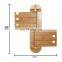 Wall mounted wood coat hook rack shelf bamboo material for living bedroom bathroom