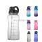 Hot Selling spice bpa free gym customized logo eco friendly clear leak proof fitness bottle with customized color