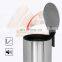 Hot sale thin lid stainless steel  3L 5L 12L pedal bin with soft close