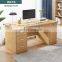 China supplier cheap price home office equipment furniture wood computer study table wooden executive office desks with drawer