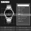 Skmei 1260 Japan Mov't Quartz Watch 3 Atm Water Resist Fashion Watch Stainless Steel Watches For Men Brands