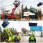 4x4 compact tractor with loader and backhoe loading machine