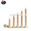 Hot Sale  JINGHONG Self Tapping Flat Wood Screw Color Zinc