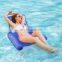 Portable Folding Inflatable Water Lounge Chair Summer Beach Swimming Lounge Floating Pool Chair