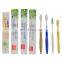 Hotel and travel wholesale disposable toothbrush with toothpaste