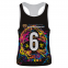 2022 Fashionable Customized Black Singlet of Skull Pattern