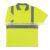 Polyester hi vis workwear shirt with customize logo Fluorescent colors yellow best selling high visible shirts