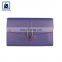 Best Quality Top Selling Luxury Fashion Style Polyester Lining Material Wholesale Genuine Leather Clutch for Women