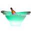 Plastic waterproof color changing led ice bucket Waterproof with Colors Changing Glowing Plastic led ice buckets custom large