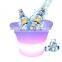 New Design Wholesale Party Led Flashing Beverage Wine Bucket Plastic Ice Bucket LED Wine Cooler