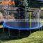 Popular Outdoor Fitness Equipment 10ft Indoor Trampoline With Safety Enclosure