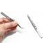 High precision 9-hole tweezers Stainless steel elbow tip with heat dissipation hole Mobile phone maintenance tool Tin planting 9-hole tweezers
