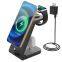 2023 hot selling Fast 3 in 1 Charger Stand Dock Foldable Magnetic Quick 23W support OEM