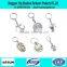 Factory wholesale zinc alloy keychain