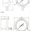 oil pressure hydraulic phenolic shell pressure gauge