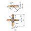 Four Leaves Rotational Oar Blender Four Narrow Blades Detachable High Efficiency Impeller