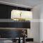 High Quality Copper Restaurant Chandelier Modern Simple Marble Decoration Hanging Pendant Light Lamp for Home