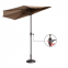 2.7m outdoor sunshade side steel umbrella with crank