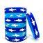 Worldwide Shipping Printed Pattern Shark Theme Holiday Party Sea Life Silicone Bracelets for Men and Women