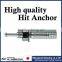 Anchor bolt to install for hardware , vending machine , plumbing etc