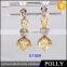 Dignity silver earring design diamond drop shape earring 2015