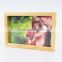 Magnetic clear photo frame, refrigerator magnet picture frame, double picture photo frame