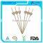 Party supply bamboo skewers with colorful heart