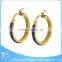 ZS17097 2015 Top Fashion Earrings, Big Earring Crystal Micro Pave Earring