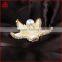 Natural starfish pendant with zircon pave on edge with pearl rhinestone jewelry