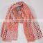 New fashion floral polyester long scarf for spring and summer