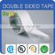 Solvent Tissue Double Sided Tape with white release paper