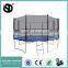 wholesale ground trampolines with high quality enclosure