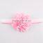 Hot-sales large flower Headband Toddler sunshine flower Headband baby big flower hair band wh-1746