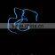 led light headphone el wire earphones with multi color for music popular in United State