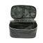 Clamshell black cosmetics makeup bag fashion makeup bag China shopping cosmetic bag