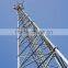 Self support steel flanges telecommunication tower